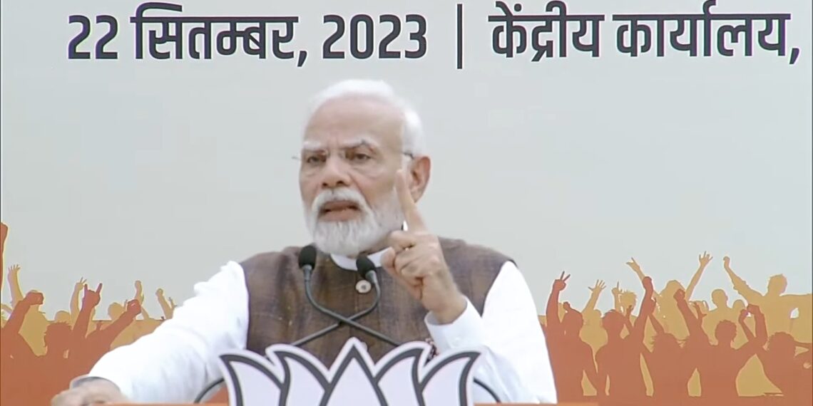 पूर्ण बहुमत वाली स्थिर सरकार है तो 'नारी शक्ति वंदन अधिनियम' एक सच्चाई बन गया : पीएम मोदी