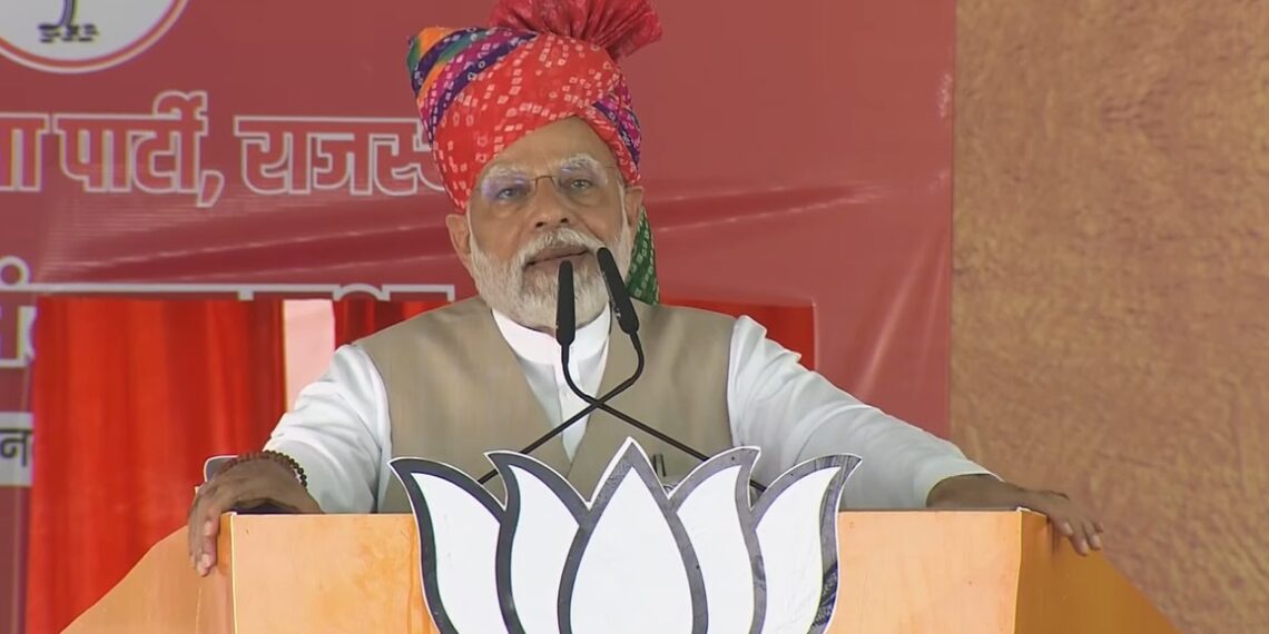 कांग्रेस ने राजस्थान को महिलाओं के खिलाफ अपराध में नंबर 1 बना दिया: पीएम मोदी