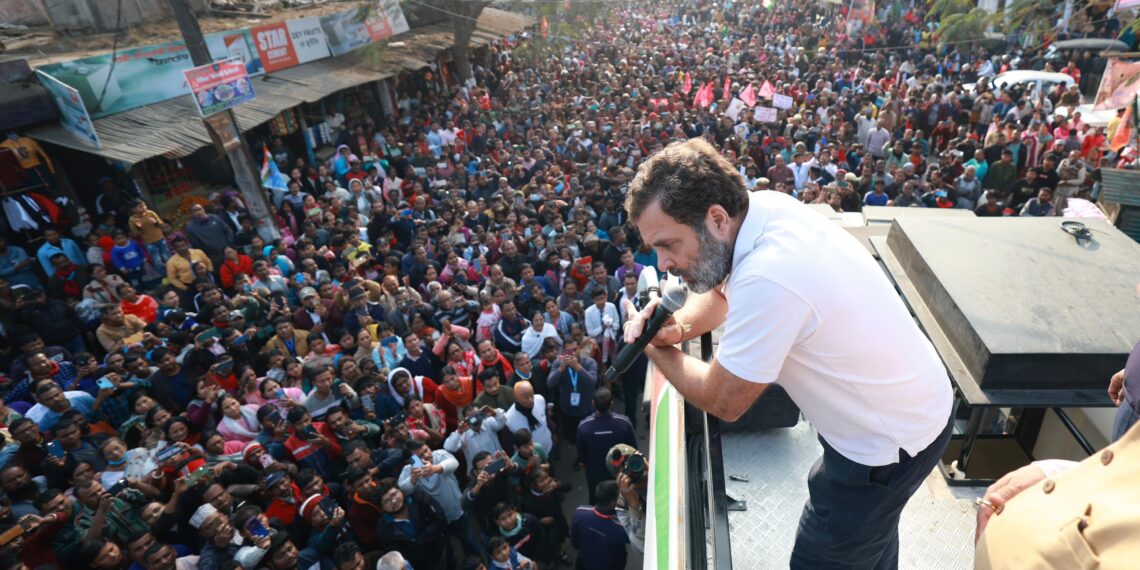 राहुल गांधी की भारत जोड़ो न्याय यात्रा असम पहुंची