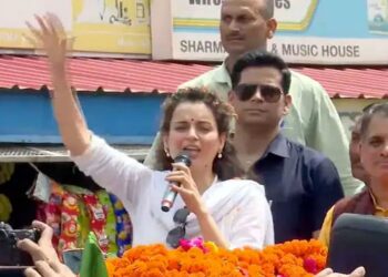 हिमाचल प्रदेश में कंगना रनौत का रोड शो