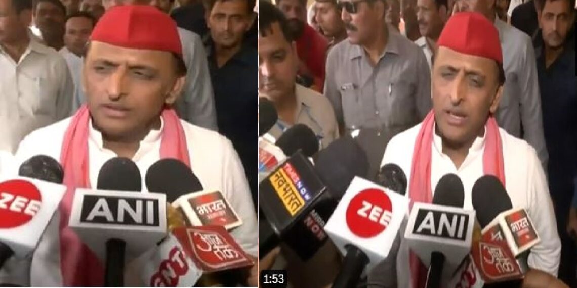 Loksabha Election 2024: Akhilesh Yadav targeted the government in Etawah, Uttar Pradesh,