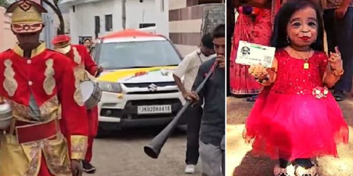 Lok Sabha Election 2024 the groom came with the band to cast his vote in jammu