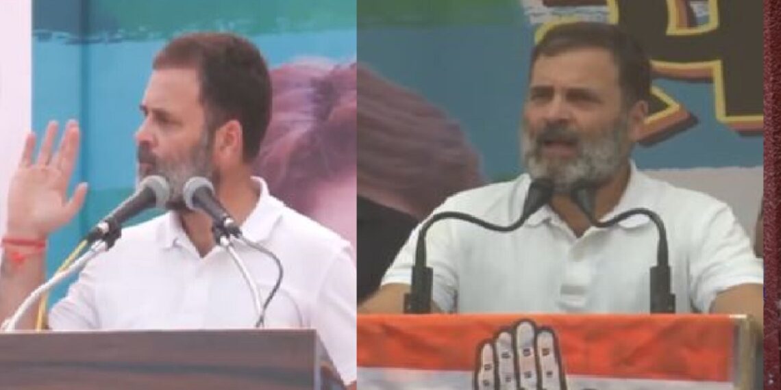 rahul gandhi rally in raebareli