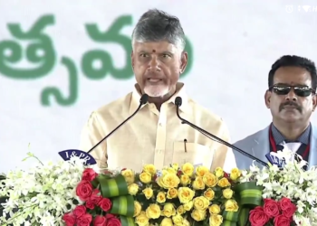 चंद्रबाबू नायडू ने आंध्र प्रदेश के मुख्यमंत्री पद की शपथ ली