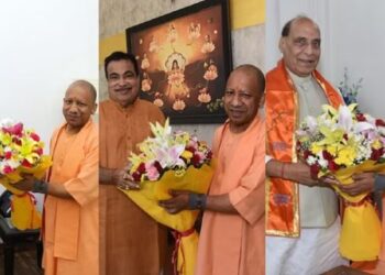 CM Yogi in Delhi meeting