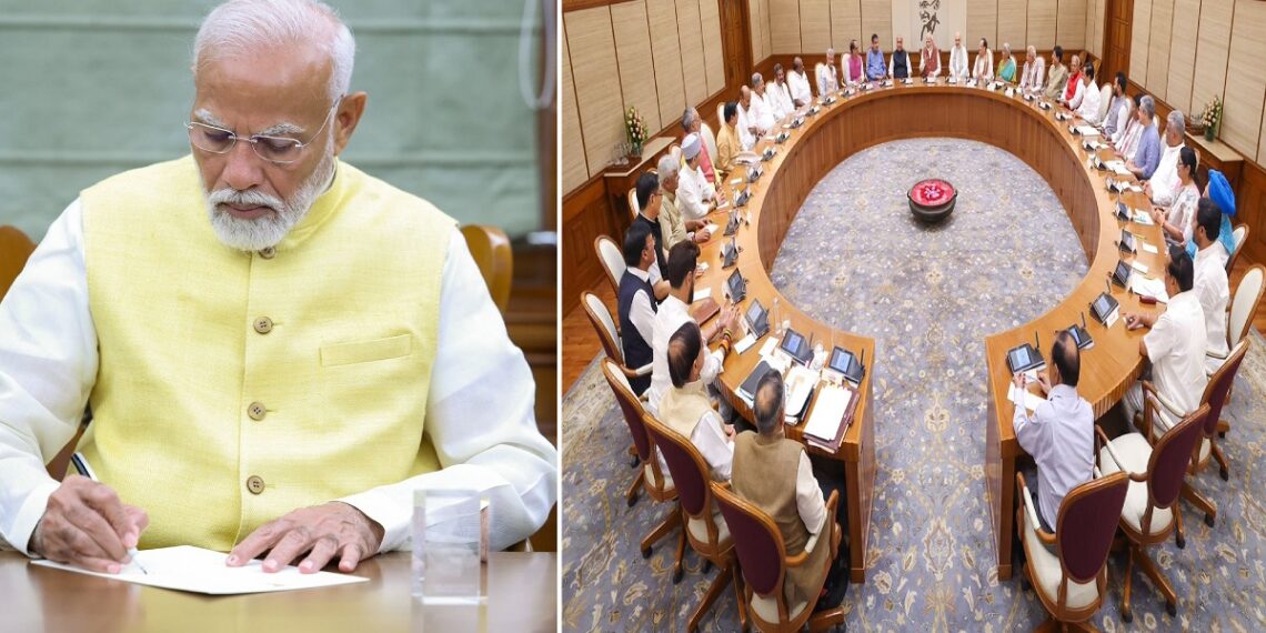 Modi cabinet meeting