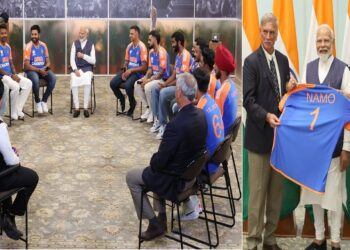 PM Narendra Modi-Team India Meeting