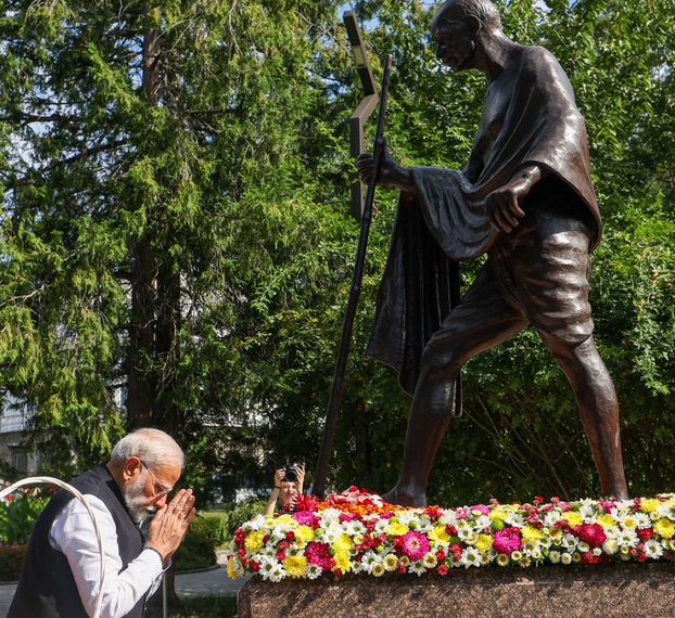 Prime Minister Modi in Kiev, Ukraine, said - 'We come from the land of Mahatma Gandhi