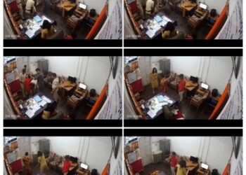 MP crime news: Video of beating of elderly woman and grandson inside the police station goes viral