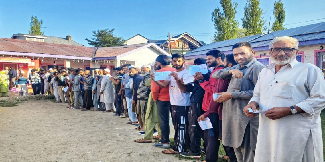 Voting continues for the third phase of Jammu and Kashmir Assembly elections