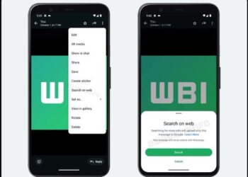 WhatsApp is rolling out a feature to search shared images on the web