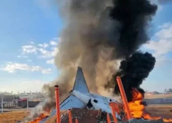 South Korea Plane Crash video: Plane exploded during landing on the runway,
