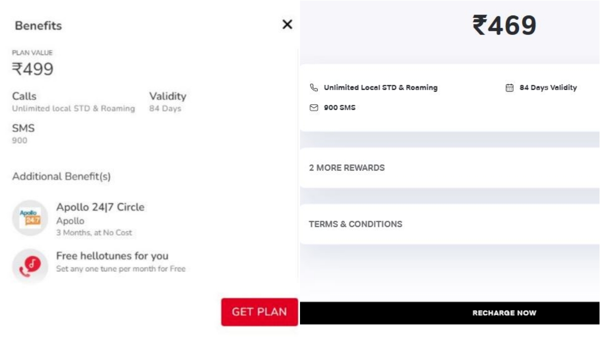 Airtel reduced prices again 2 days after launching voice only plan, how much are the plans now?