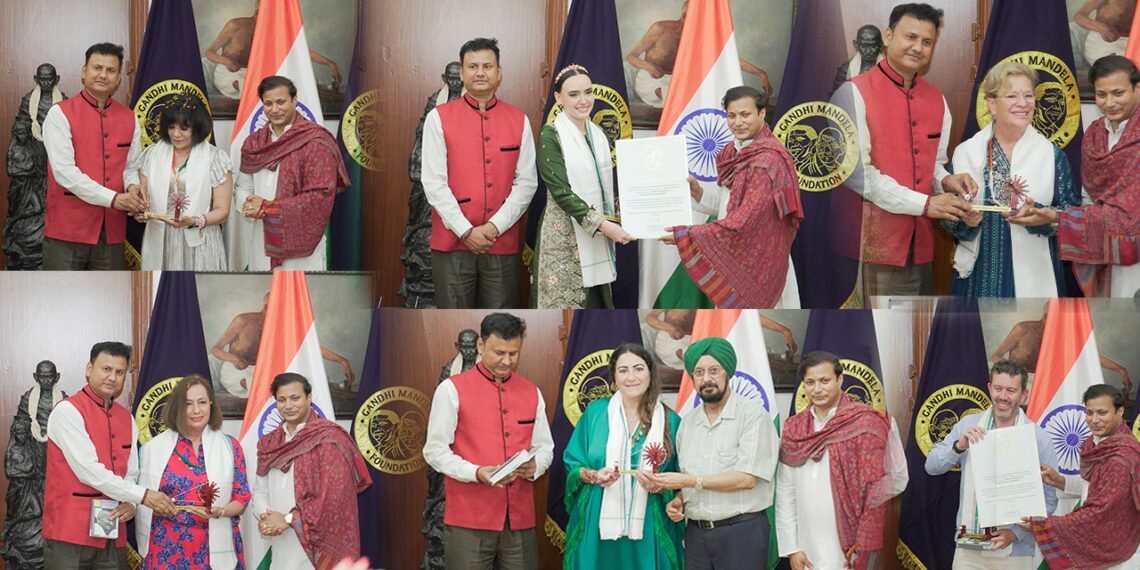 गांधी मंडेला फाउंडेशन ने मैक्सिकन प्रतिनिधिमंडल को शांति दूत के रूप में किया सम्मानित - Panchayati Times