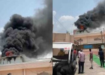 Fire broke out in Ujjain's Mahakaleshwar temple complex
