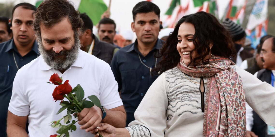 स्वरा भास्कर ने राहुल गांधी को बताया भारतीय राजनीति का सबसे बेहतर इंसान - Panchayati Times