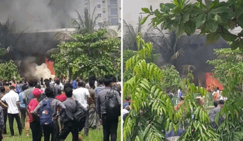 बांग्लादेश एयरफोर्स का ट्रेनिंग विमान कॉलेज से टकराया - Panchayati Times