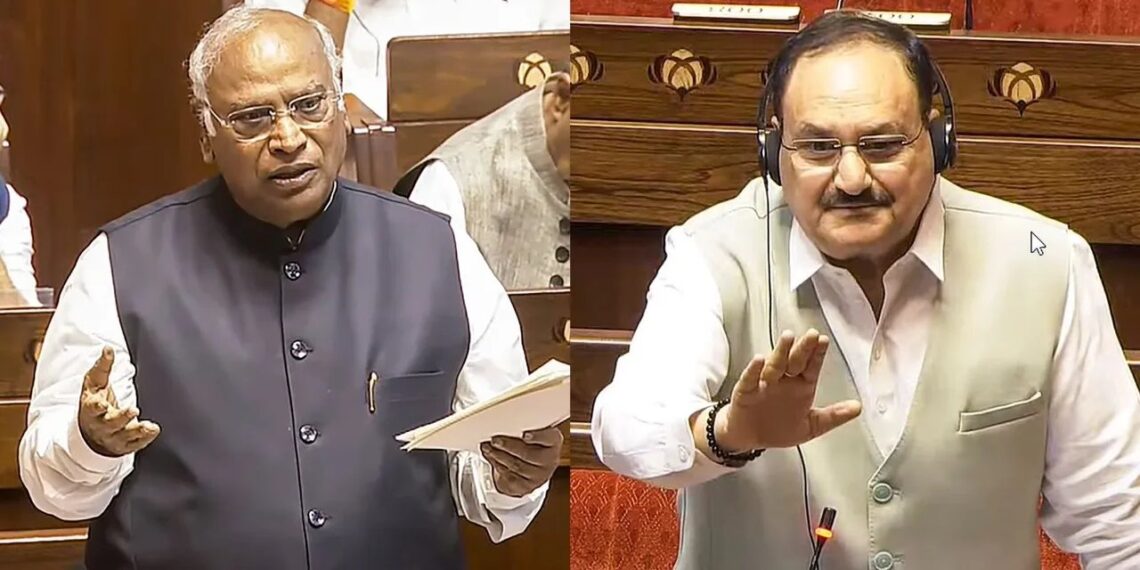मेंटल बैलेंस पर संसद में नड्डा और खड़गे के बीच तीखी नोकझोंक - Panchayati Times