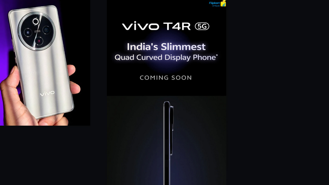 The country's thinnest curved display phone Vivo T4R 5G is going to be launched soon