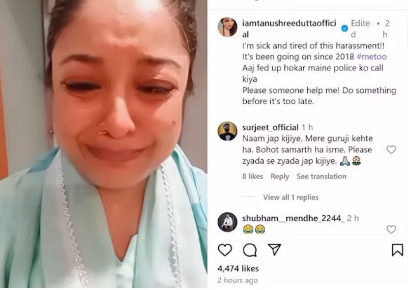 Please help me before something worse happens', actress Tanushree alleges domestic abuse