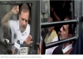 Rahul Gandhi, Priyanka Gandhi among INDIA bloc MPs detained by Delhi Police during protest march