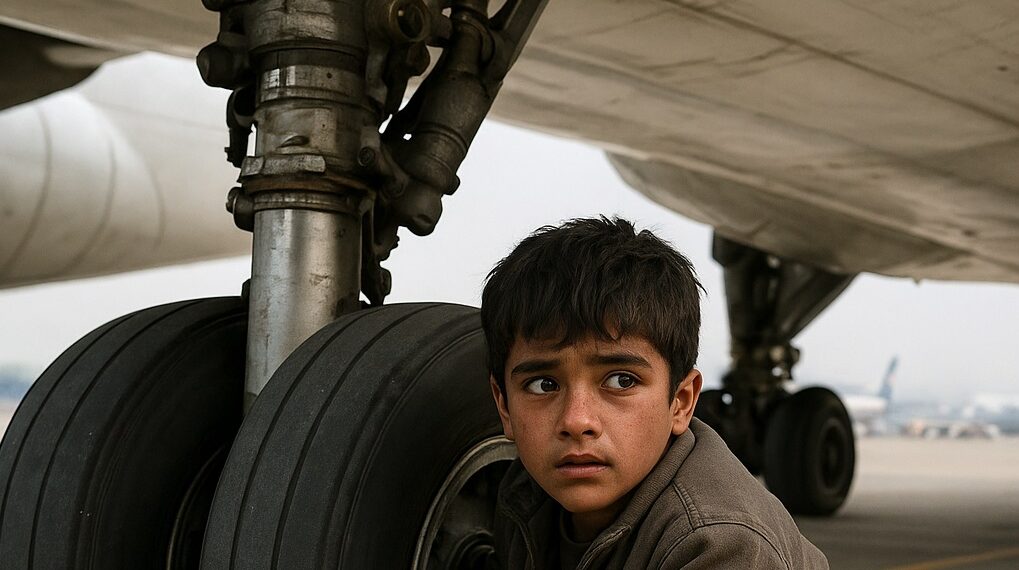 Afghan boy lands in Delhi: 