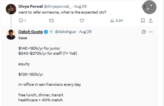 Indian CEO Daksh Gupta is offering jobs with salary of crores, will have to adopt 9-9-6 work culture; Know what it is?