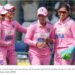 Why did the Indian cricket team wear pink jerseys in the decisive match against Australia in delhi?