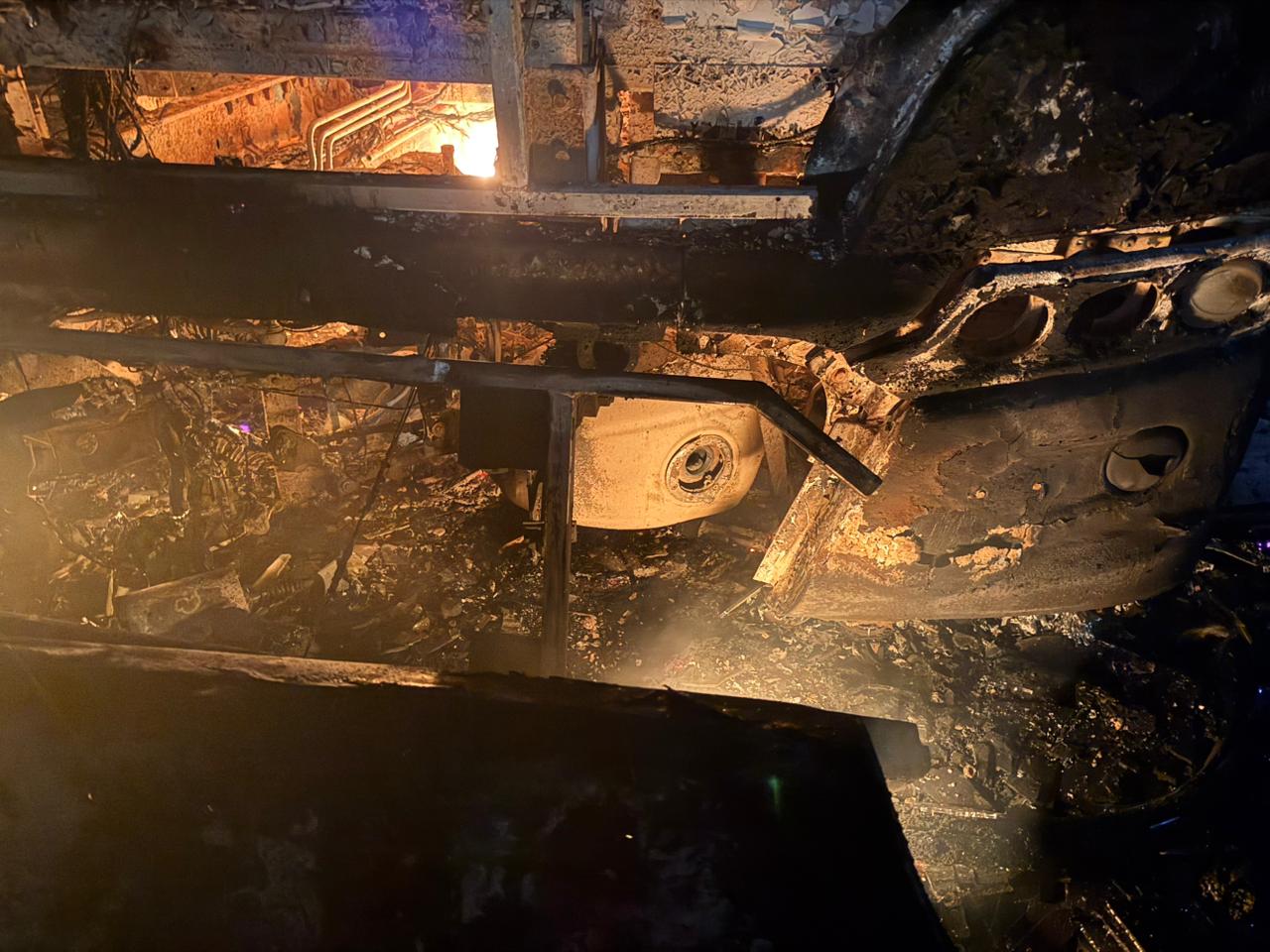 Bengaluru-Bound Bus fire accident