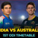 India vs Australia 1st ODI