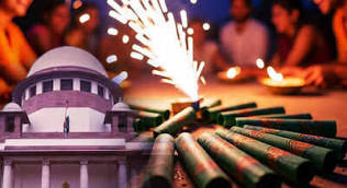 The Supreme Court has allowed the sale and bursting of green crackers in Delhi-NCR.