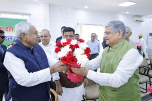 नीतीश कुमार JDU विधानमंडल दल और सम्राट चौधरी BJP विधायक दल के नेता बनें - Panchayati Times