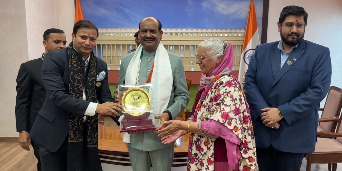 कैप्टन डॉ. जसबीर कौर गिल को लोकसभा अध्यक्ष ओम बिरला ने किया सम्मानित - Panchayati Times