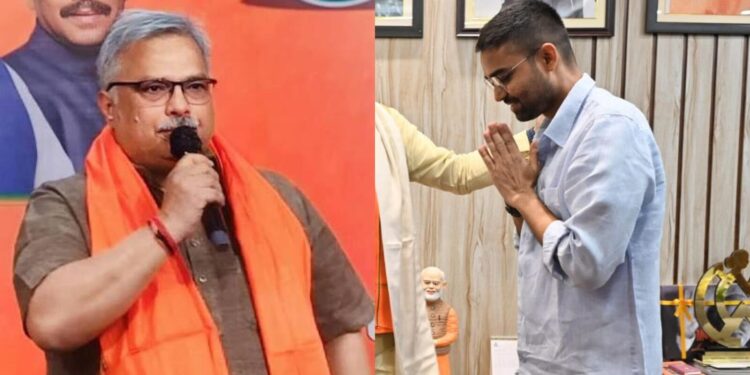 दीपक प्रकाश का मंत्री पद बचाने के लिए बीजेपी एमएलसी देवेश कुमार ने दिया इस्तीफा - Panchayati Times