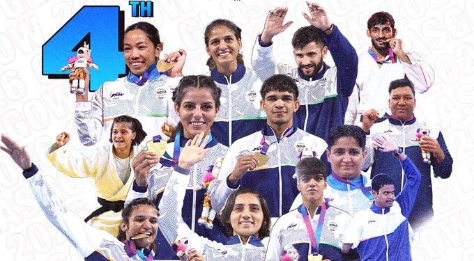 Commonwealth Games 2026: भारत 39 पदकों के साथ चौथे स्थान पर, बॉक्सिंग में ऐतिहासिक प्रदर्शन - Panchayati Times