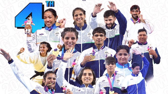 Commonwealth Games 2026: भारत 39 पदकों के साथ चौथे स्थान पर, बॉक्सिंग में ऐतिहासिक प्रदर्शन - Panchayati Times