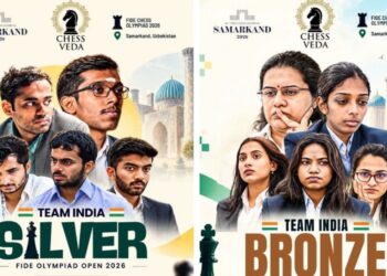 Chess Olympiad 2026: भारत का डबल पोडियम फिनिश, पुरुषों को सिल्वर और महिलाओं को ब्रॉन्ज - Panchayati Times