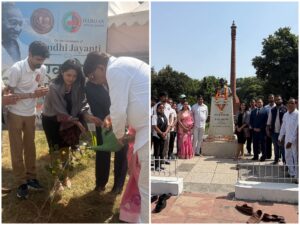 गांधी मंडेला फाउंडेशन ने गांधी जयंती पर ‘एक पेड़, शांति के नाम’ पहल के तहत किया वृक्षारोपण - Panchayati Times