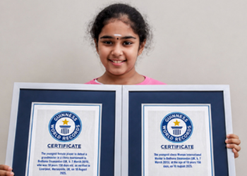 सबसे कम उम्र की महिला ग्रैंडमास्टर बोधना सिवानंदन को गिनीज वर्ल्ड रिकॉर्ड्स ने दी मान्यता - Panchayati Times