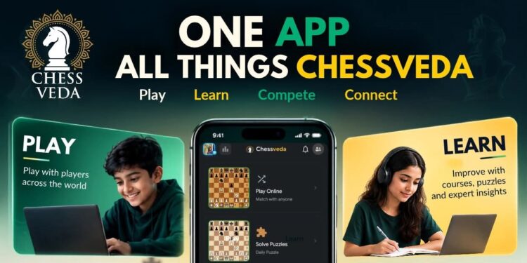 Chessveda की बड़ी उपलब्धि: कुछ ही दिनों में 25 हजार से अधिक यूजर जुड़े, तीन लाख से ज्यादा गेम खेले गए - Panchayati Times